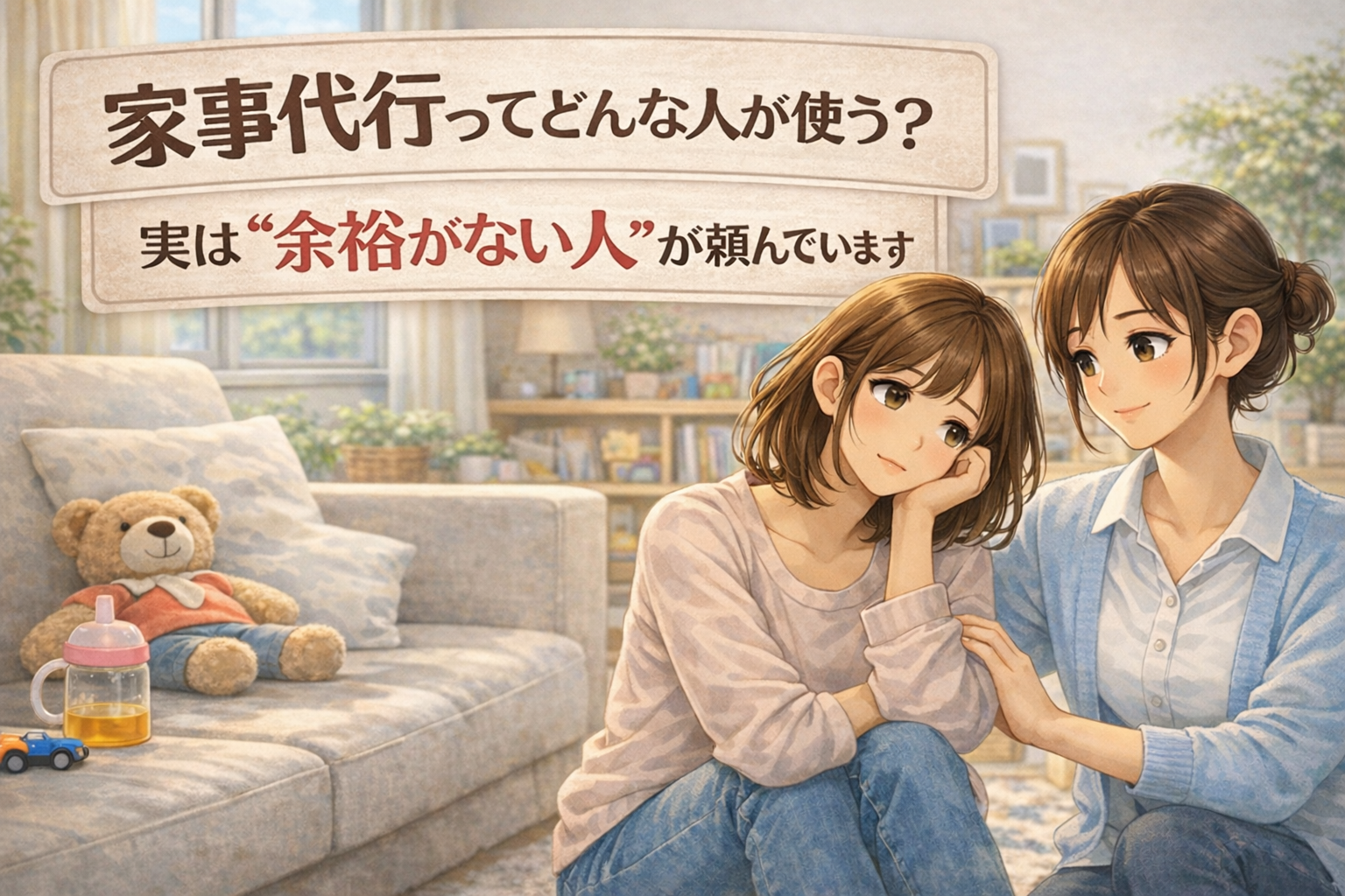 家事代行を頼む人はどんな人かを解説する家事代行スタッフ女性